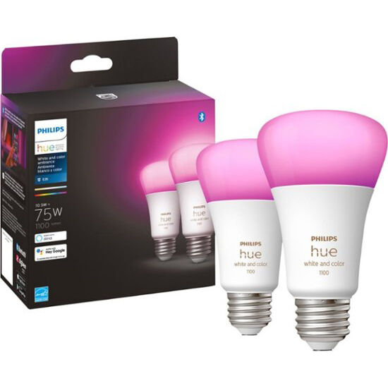 Philips Hue White and Color Ambiance E26 2-Pack | NYSEG